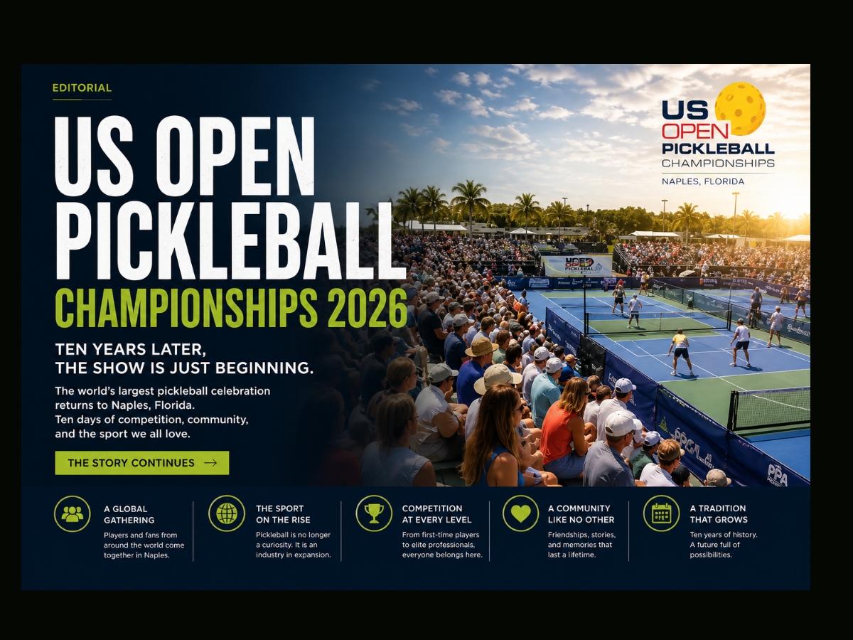 US Open Pickleball Championships 2026: The World’s Largest Pickleball Celebration Returns to Naples