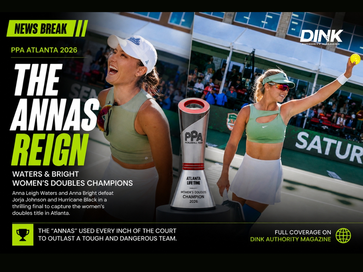 The “Annas” Reign in Atlanta: Waters and Bright Claim Women’s Doubles Title