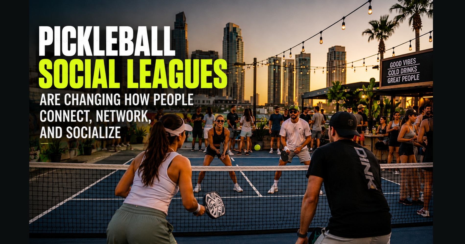 Pickleball Social Leagues Are Changing How People Connect, Network, and Socialize