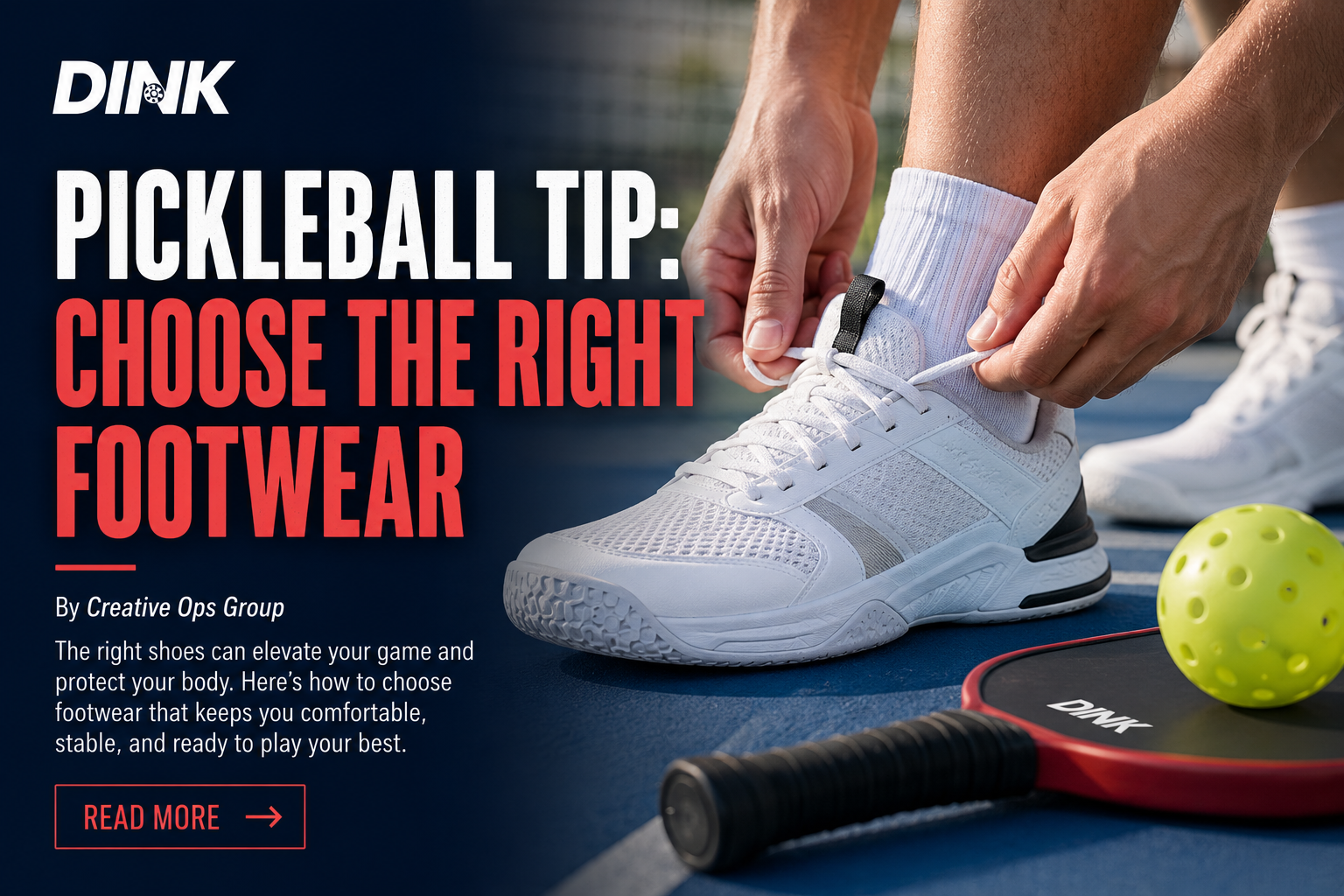 Pickleball Tip: How to Choose the Right Footwear for the Court