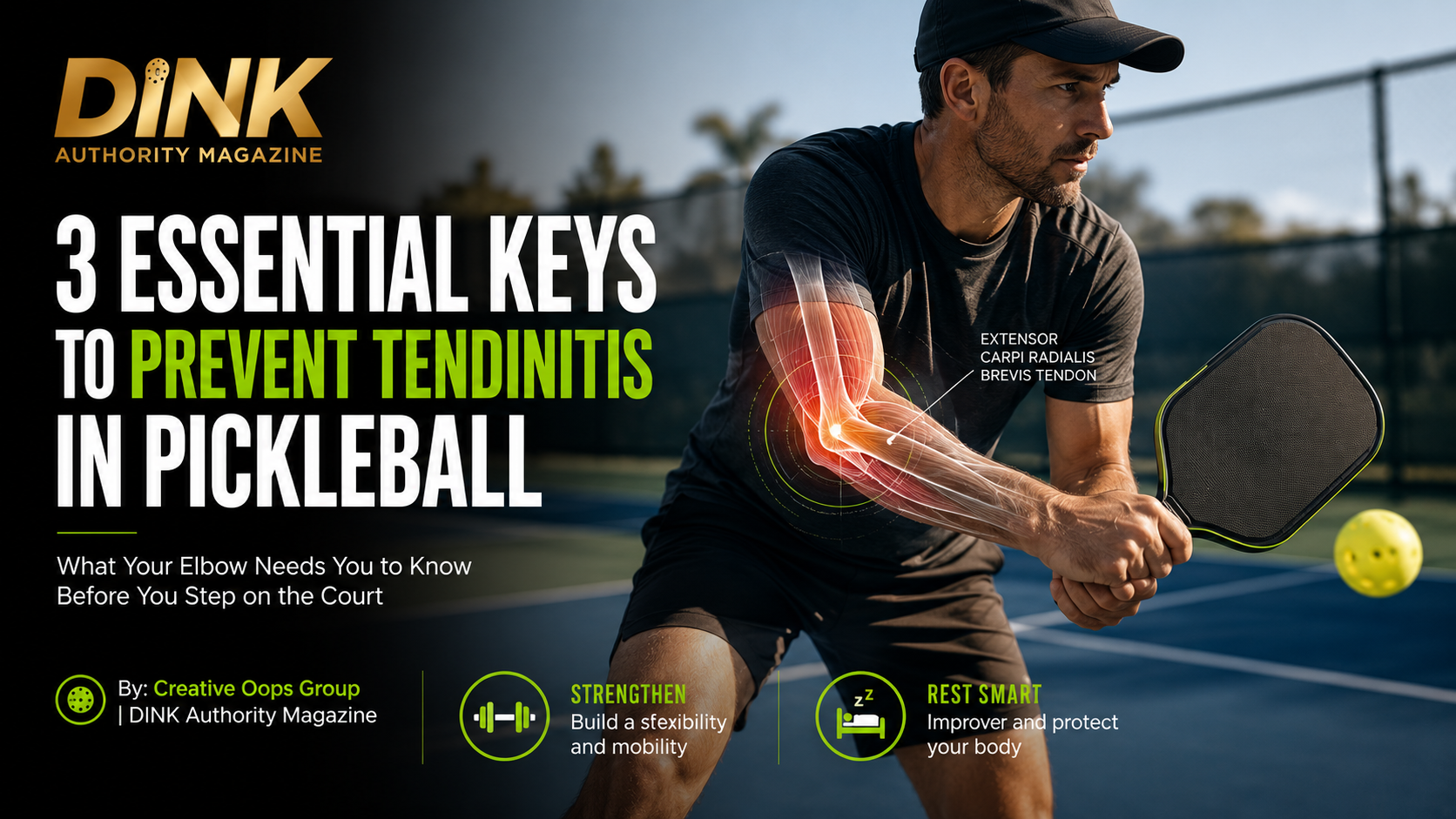 3 Keys to Prevent Tendinitis in Pickleball