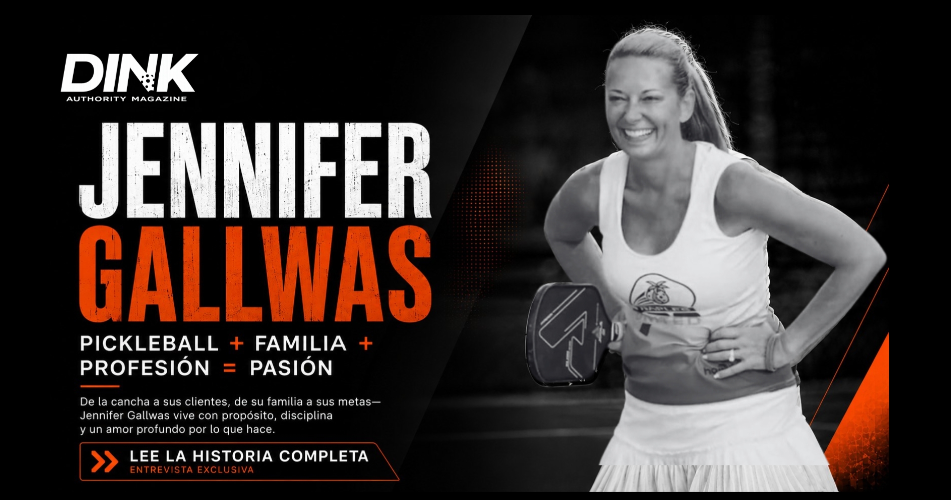 Jennifer Gallwas: pickleball + familia + profesión = pasión