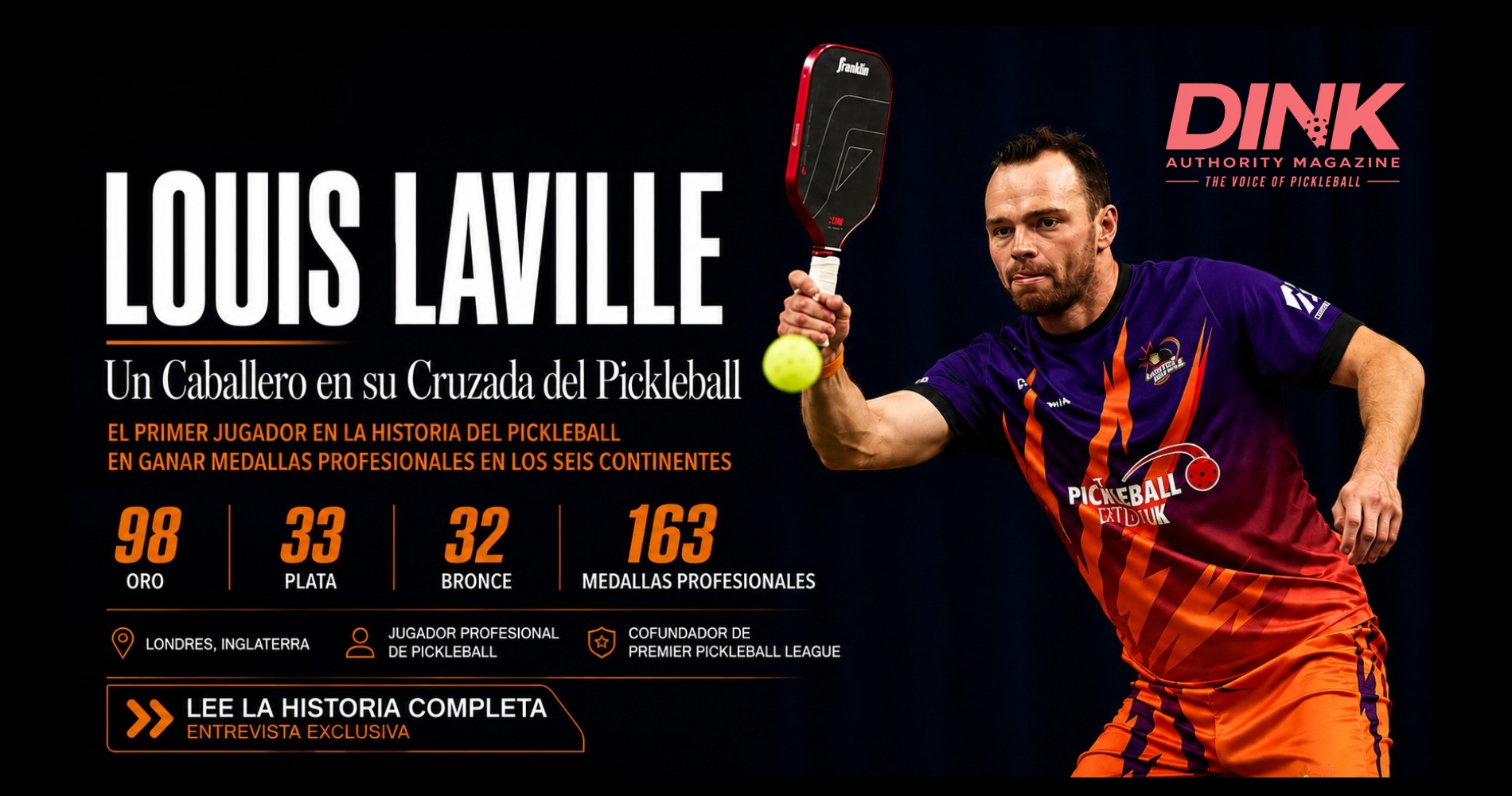 Louis Laville: Un Caballero en su Cruzada de Pickleball