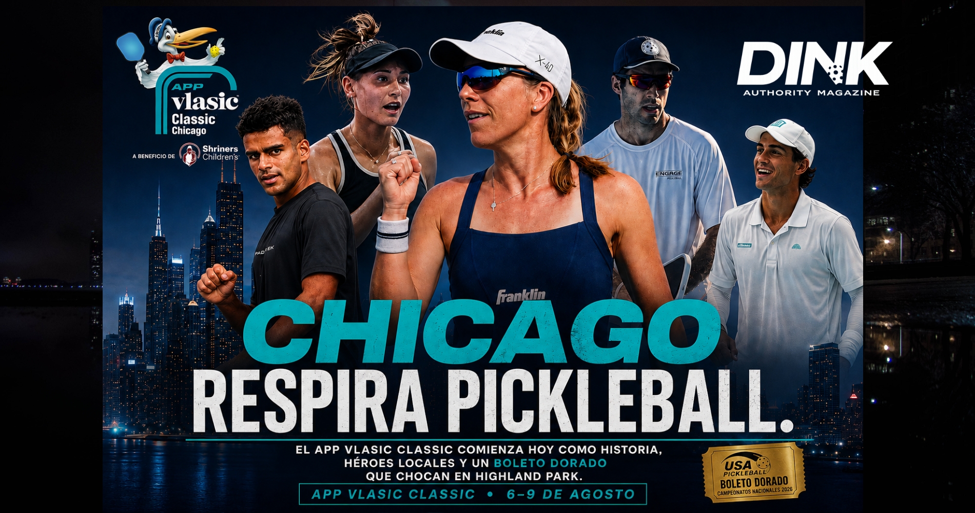 Hoy Chicago respira pickleball con el APP Vlasic Classic
