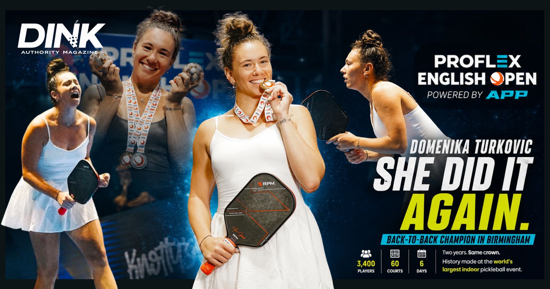 DOMENIKA TURKOVIC MAKES HISTORY IN BIRMINGHAM: BACK-TO-BACK CHAMPION AT THE WORLD'S LARGEST INDOOR EVENT
