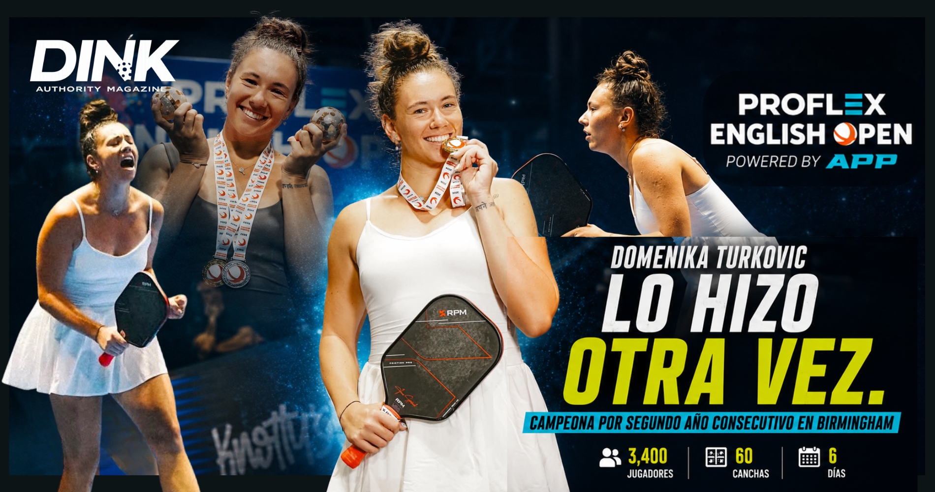 DOMENIKA TURKOVIC HACE HISTORIA EN BIRMINGHAM: BICAMPEONA DEL EVENTO INDOOR MÁS GRANDE DEL MUNDO