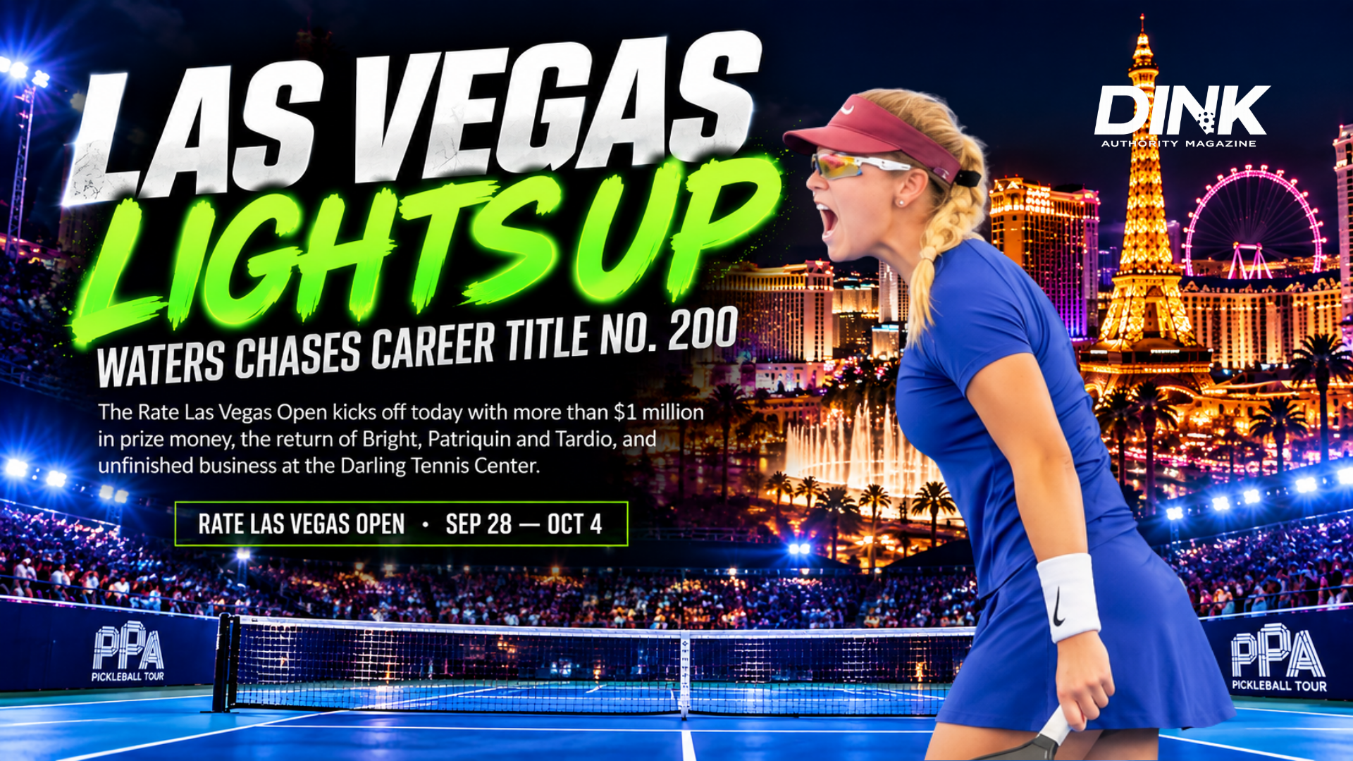 Las Vegas Lights Up: Waters Chases Career Title No. 200 as the PPA Tour Returns With Its Biggest Stars